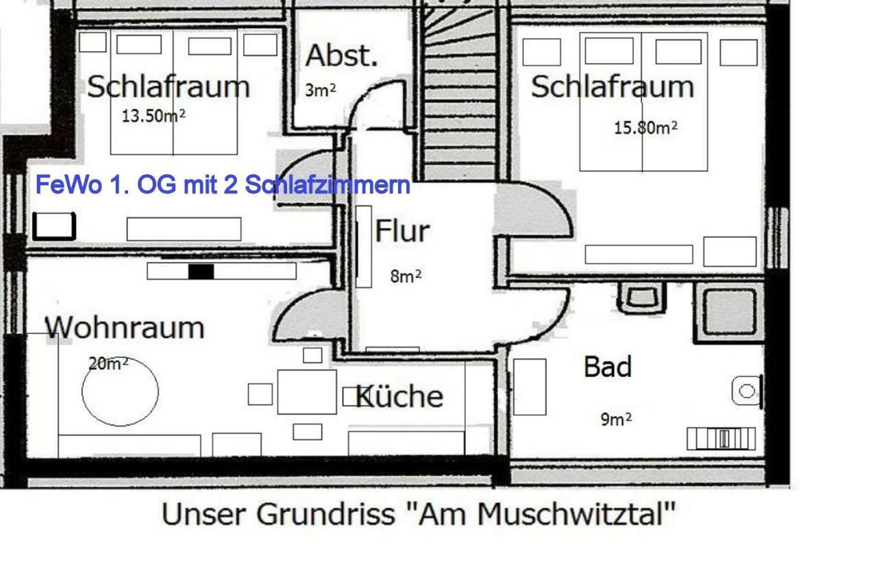 Ferienwohnung "Am Muschwitztal" Bad Steben / Carlsgrun Eksteriør billede